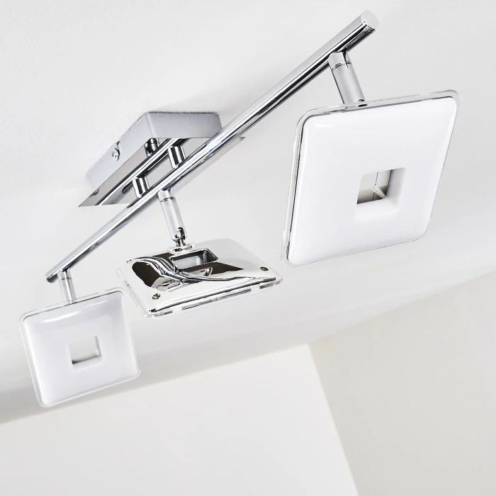 Hofstein Vallorbe Deckenleuchte LED Chrom, 3-flammig 5 Hofstein Vallorbe Deckenleuchte LED Chrom, 3-flammig – Bild 5