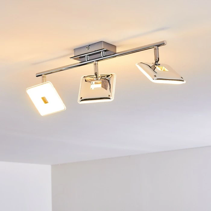 Hofstein Vallorbe Deckenleuchte LED Chrom, 3-flammig 10 Hofstein Vallorbe Deckenleuchte LED Chrom, 3-flammig – Bild 10