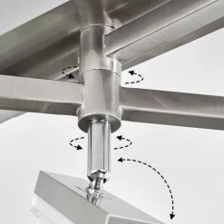 Hofstein Vehkala Deckenleuchte LED Nickel-Matt, Chrom, 5-flammig, Fernbedienung, Farbwechsler -LED Leuchten Verkäufe vehkala deckenleuchte h3580134 5