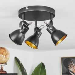 Hofstein Vestola Deckenleuchte LED Chrom, Schwarz, 3-flammig -LED Leuchten Verkäufe vestola deckenleuchte h3598252 9