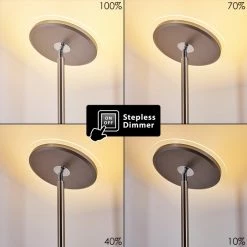 Hofstein Veteli Deckenfluter LED Weiß, 2-flammig -LED Leuchten Verkäufe veteli deckenfluter h3274538 3