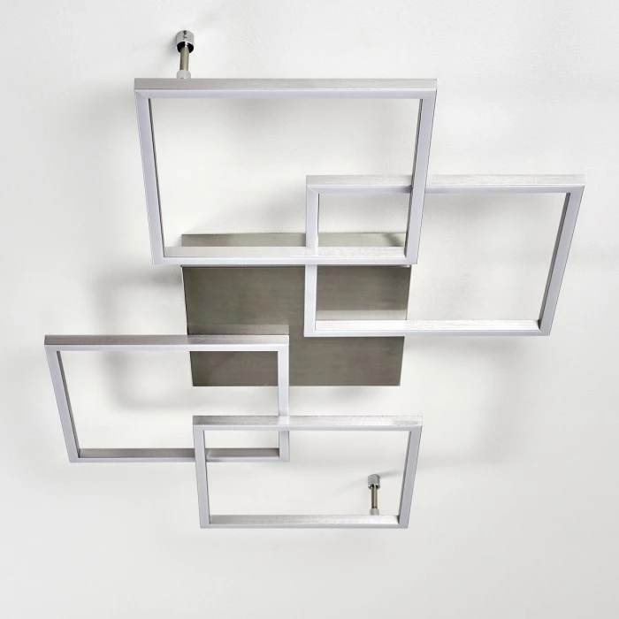 Hofstein Veyrier Deckenleuchte LED Stahl gebürstet, 4-flammig 16 Hofstein Veyrier Deckenleuchte LED Stahl gebürstet, 4-flammig – Bild 16