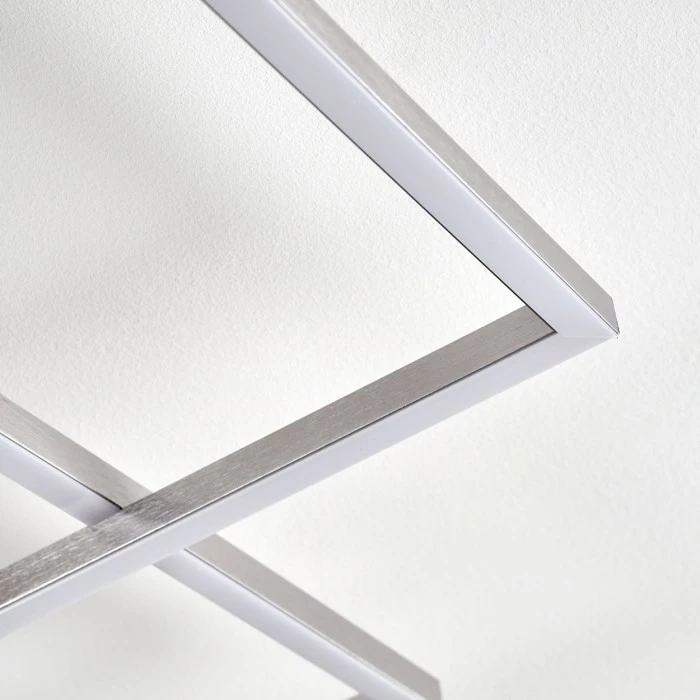 Hofstein Veyrier Deckenleuchte LED Stahl gebürstet, 4-flammig 17 Hofstein Veyrier Deckenleuchte LED Stahl gebürstet, 4-flammig – Bild 17