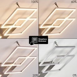 Hofstein Veyrier Deckenleuchte LED Stahl gebürstet, 4-flammig 22 Hofstein Veyrier Deckenleuchte LED Stahl gebürstet, 4-flammig -LED Leuchten Verkäufe veyrier deckenleuchte h3269305 do1 2