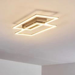 Hofstein Veyrier Deckenleuchte LED Stahl gebürstet, 2-flammig -LED Leuchten Verkäufe veyrier deckenleuchte h3269312 do1 15