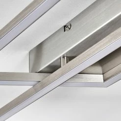 Hofstein Veyrier Deckenleuchte LED Stahl gebürstet, 2-flammig -LED Leuchten Verkäufe veyrier deckenleuchte h3269312 do1 9