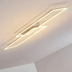 Hofstein Veyrier Deckenleuchte LED Stahl gebürstet, 2-flammig -LED Leuchten Verkäufe veyrier deckenleuchte h3269336 do1 11