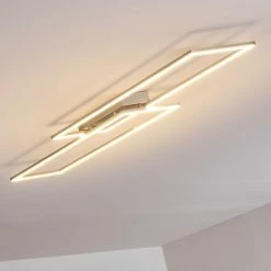 Hofstein Veyrier Deckenleuchte LED Stahl gebürstet, 2-flammig -LED Leuchten Verkäufe veyrier deckenleuchte h3269336 do1 16