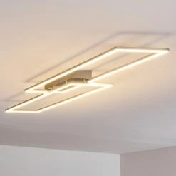 Hofstein Veyrier Deckenleuchte LED Stahl gebürstet, 2-flammig -LED Leuchten Verkäufe veyrier deckenleuchte h3269336 do1 3