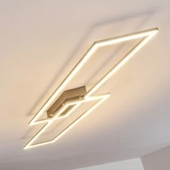 Hofstein Veyrier Deckenleuchte LED Stahl gebürstet, 2-flammig -LED Leuchten Verkäufe veyrier deckenleuchte h3269336 do1 4