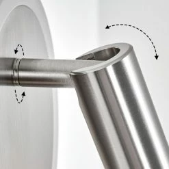 Hofstein Viata Wandleuchte LED Nickel-Matt, Grau, 2-flammig 17 Hofstein Viata Wandleuchte LED Nickel-Matt, Grau, 2-flammig -LED Leuchten Verkäufe viata wandleuchte h3456736 5