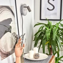 Hofstein Viata Wandleuchte LED Nickel-Matt, Grau, 2-flammig 21 Hofstein Viata Wandleuchte LED Nickel-Matt, Grau, 2-flammig -LED Leuchten Verkäufe viata wandleuchte h3456736 9