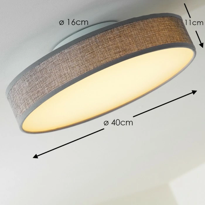 Hofstein Victoria Deckenleuchte LED Weiß, 1-flammig 2 Hofstein Victoria Deckenleuchte LED Weiß, 1-flammig – Bild 2