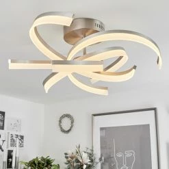 Hofstein Vignats Deckenleuchte LED Nickel-Matt, 4-flammig, Fernbedienung 19 Hofstein Vignats Deckenleuchte LED Nickel-Matt, 4-flammig, Fernbedienung -LED Leuchten Verkäufe vignats deckenleuchte h3650875 8