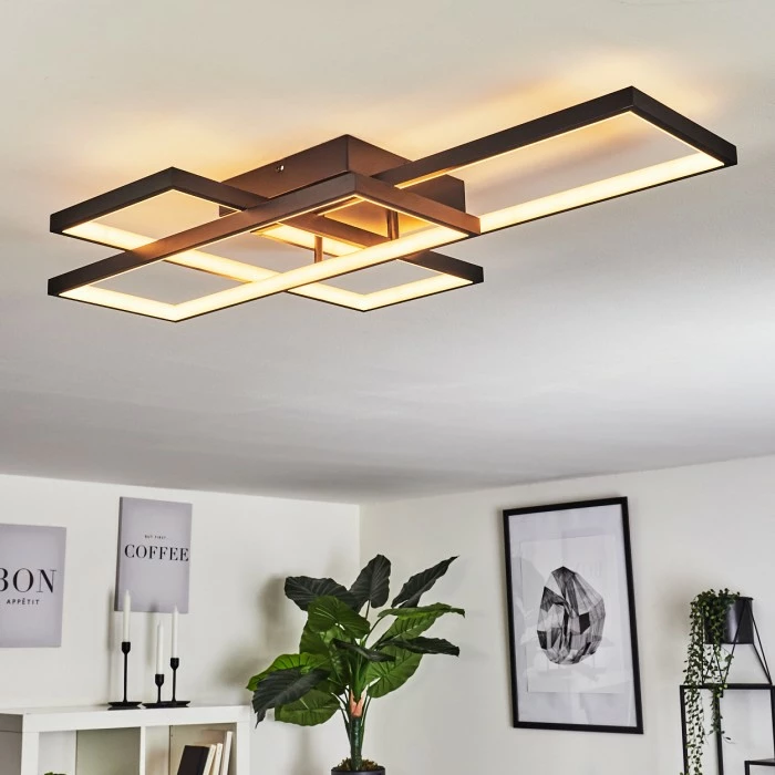 Hofstein Vilellot Deckenleuchte LED Schwarz, 1-flammig, Farbwechsler 15 Hofstein Vilellot Deckenleuchte LED Schwarz, 1-flammig, Farbwechsler – Bild 15