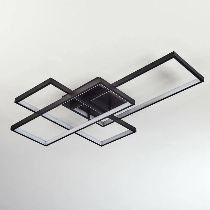 Hofstein Vilellot Deckenleuchte LED Schwarz, 1-flammig, Farbwechsler 8 Hofstein Vilellot Deckenleuchte LED Schwarz, 1-flammig, Farbwechsler – Bild 8