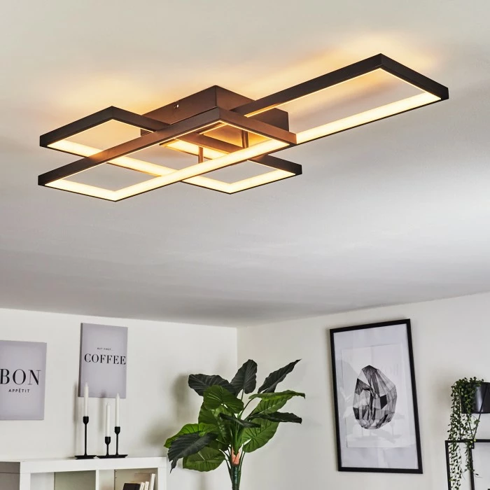 Hofstein Vilellot Deckenleuchte LED Schwarz, 1-flammig, Farbwechsler 9 Hofstein Vilellot Deckenleuchte LED Schwarz, 1-flammig, Farbwechsler – Bild 9