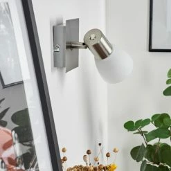 Hofstein Villaseca Wandleuchte LED Nickel-Matt, 1-flammig 21 Hofstein Villaseca Wandleuchte LED Nickel-Matt, 1-flammig -LED Leuchten Verkäufe villaseca wandleuchte h3651636 9