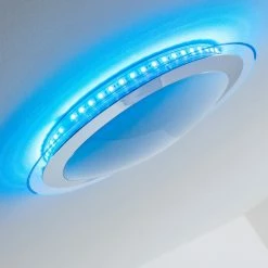 Hofstein Vittangi Deckenleuchte LED Chrom, 1-flammig, Fernbedienung, Farbwechsler 39 Hofstein Vittangi Deckenleuchte LED Chrom, 1-flammig, Fernbedienung, Farbwechsler -LED Leuchten Verkäufe vittangi deckenleuchte h3007181 15