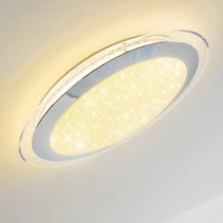 Hofstein Vittangi Deckenleuchte LED Chrom, 1-flammig, Fernbedienung, Farbwechsler 32 Hofstein Vittangi Deckenleuchte LED Chrom, 1-flammig, Fernbedienung, Farbwechsler -LED Leuchten Verkäufe vittangi deckenleuchte h3007181 8