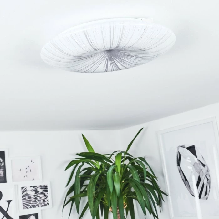 Hofstein Vogorno Deckenleuchte LED Weiß, 1-flammig 2 Hofstein Vogorno Deckenleuchte LED Weiß, 1-flammig – Bild 2