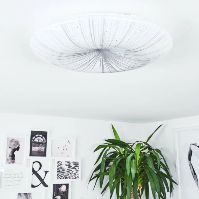 Hofstein Vogorno Deckenleuchte LED Weiß, 1-flammig 12 Hofstein Vogorno Deckenleuchte LED Weiß, 1-flammig – Bild 12