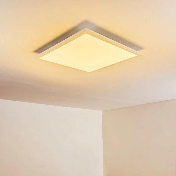 Hofstein Voisines Deckenpanel LED Weiß, 1-flammig, Fernbedienung, Farbwechsler 16 Hofstein Voisines Deckenpanel LED Weiß, 1-flammig, Fernbedienung, Farbwechsler – Bild 16