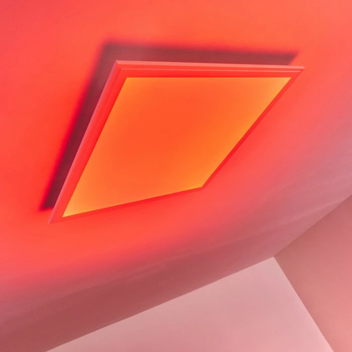 Hofstein Voisines Deckenpanel LED Weiß, 1-flammig, Fernbedienung, Farbwechsler 19 Hofstein Voisines Deckenpanel LED Weiß, 1-flammig, Fernbedienung, Farbwechsler – Bild 19