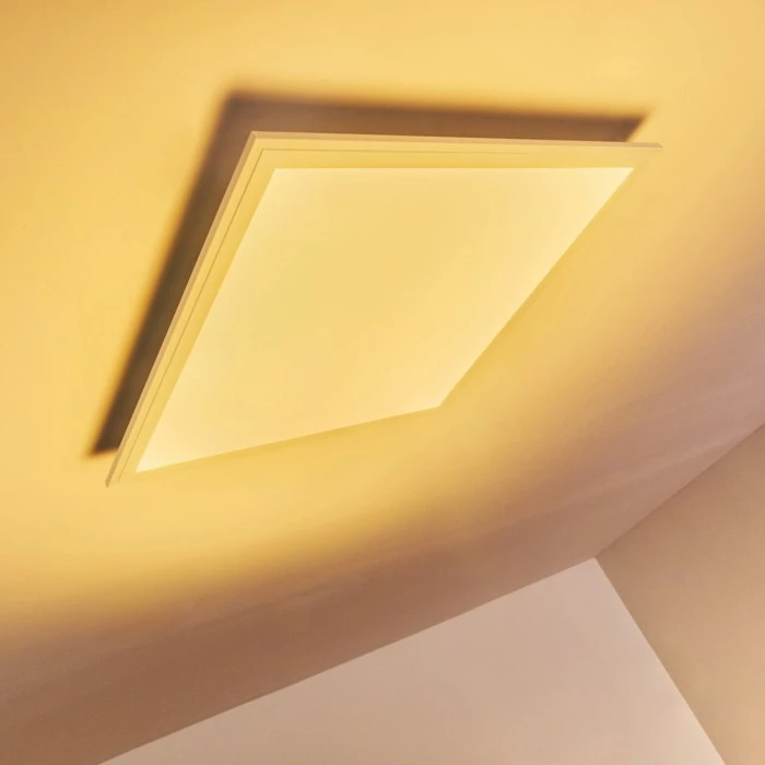 Hofstein Voisines Deckenpanel LED Weiß, 1-flammig, Fernbedienung, Farbwechsler 21 Hofstein Voisines Deckenpanel LED Weiß, 1-flammig, Fernbedienung, Farbwechsler – Bild 21