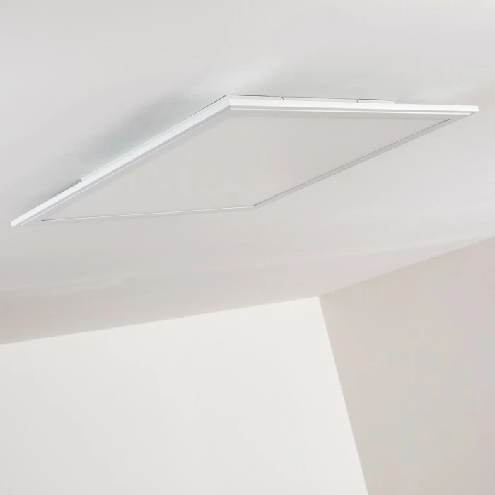 Hofstein Voisines Deckenpanel LED Weiß, 1-flammig, Fernbedienung, Farbwechsler 22 Hofstein Voisines Deckenpanel LED Weiß, 1-flammig, Fernbedienung, Farbwechsler – Bild 22