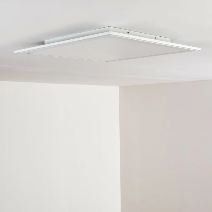 Hofstein Voisines Deckenpanel LED Weiß, 1-flammig, Fernbedienung, Farbwechsler 24 Hofstein Voisines Deckenpanel LED Weiß, 1-flammig, Fernbedienung, Farbwechsler – Bild 24