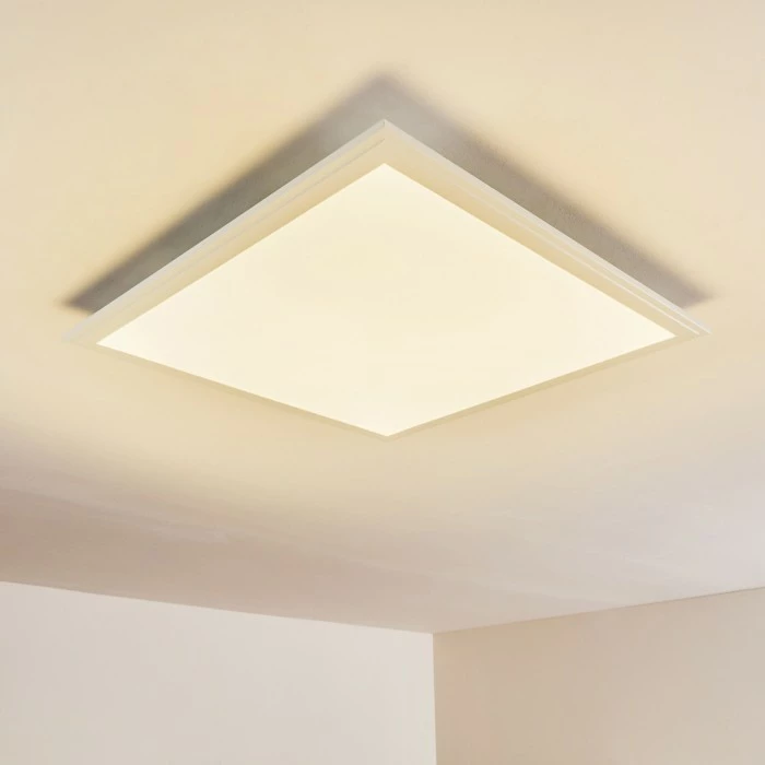 Hofstein Voisines Deckenpanel LED Weiß, 1-flammig, Fernbedienung, Farbwechsler 7 Hofstein Voisines Deckenpanel LED Weiß, 1-flammig, Fernbedienung, Farbwechsler – Bild 7