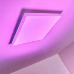 Hofstein Voisines Deckenpanel LED Weiß, 1-flammig, Fernbedienung, Farbwechsler 37 Hofstein Voisines Deckenpanel LED Weiß, 1-flammig, Fernbedienung, Farbwechsler -LED Leuchten Verkäufe voisines deckenpanel h3267738 do1 8