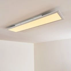 Hofstein Voisines Deckenpanel LED Weiß, 1-flammig, Fernbedienung, Farbwechsler -LED Leuchten Verkäufe voisines deckenpanel h3267776 do1 15