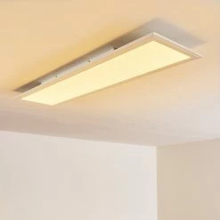 Hofstein Voisines Deckenpanel LED Weiß, 1-flammig, Fernbedienung, Farbwechsler -LED Leuchten Verkäufe voisines deckenpanel h3267776 do1 18