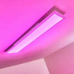 Hofstein Voisines Deckenpanel LED Weiß, 1-flammig, Fernbedienung, Farbwechsler -LED Leuchten Verkäufe voisines deckenpanel h3267776 do1 22