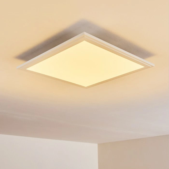 Hofstein Voisines Deckenpanel LED Weiß, 1-flammig, Fernbedienung, Farbwechsler 14 Hofstein Voisines Deckenpanel LED Weiß, 1-flammig, Fernbedienung, Farbwechsler – Bild 14