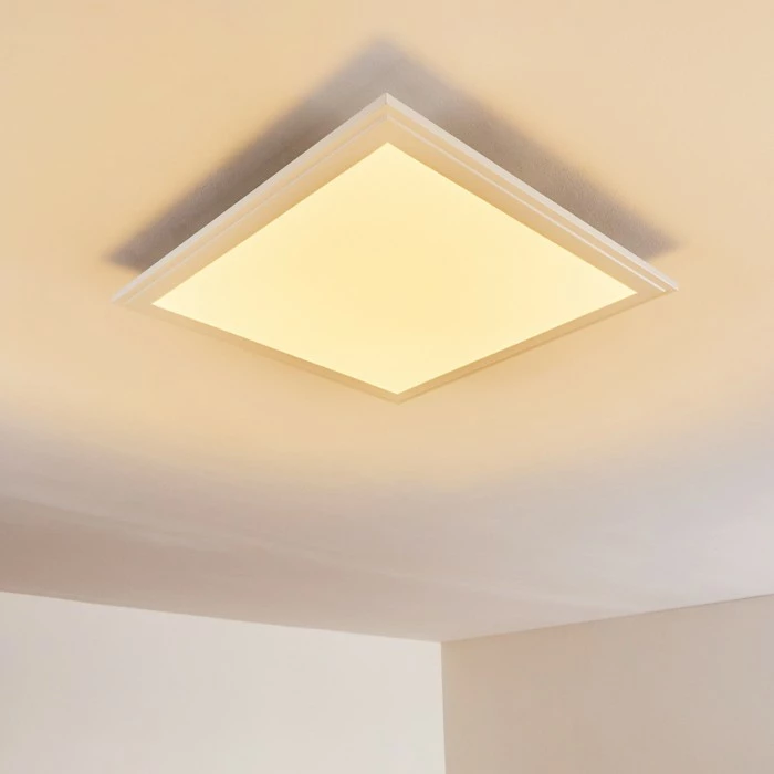 Hofstein Voisines Deckenpanel LED Weiß, 1-flammig, Fernbedienung, Farbwechsler 15 Hofstein Voisines Deckenpanel LED Weiß, 1-flammig, Fernbedienung, Farbwechsler – Bild 15