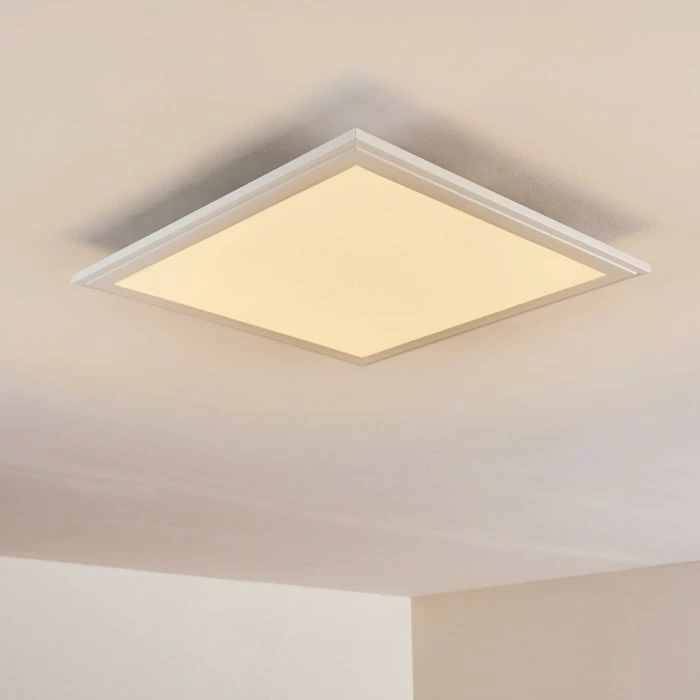 Hofstein Voisines Deckenpanel LED Weiß, 1-flammig, Fernbedienung, Farbwechsler 17 Hofstein Voisines Deckenpanel LED Weiß, 1-flammig, Fernbedienung, Farbwechsler – Bild 17