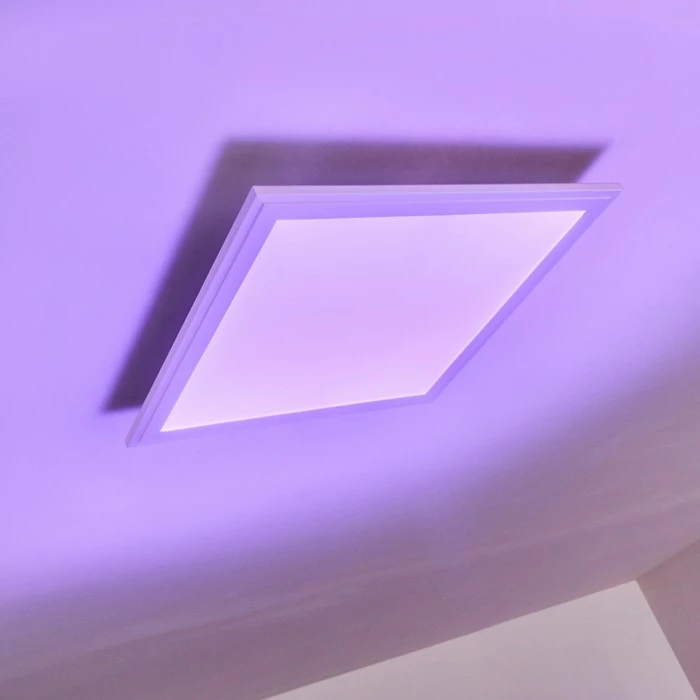 Hofstein Voisines Deckenpanel LED Weiß, 1-flammig, Fernbedienung, Farbwechsler 10 Hofstein Voisines Deckenpanel LED Weiß, 1-flammig, Fernbedienung, Farbwechsler – Bild 10