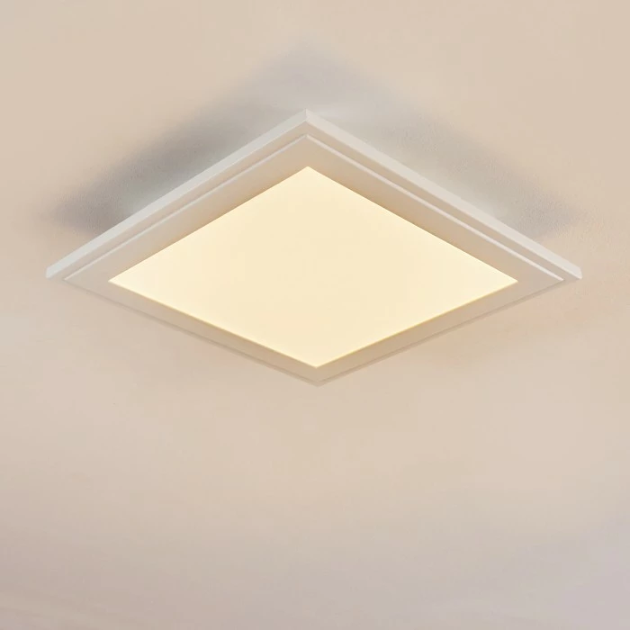 Hofstein Voisines Deckenpanel LED Weiß, 1-flammig, Fernbedienung, Farbwechsler 15 Hofstein Voisines Deckenpanel LED Weiß, 1-flammig, Fernbedienung, Farbwechsler – Bild 15