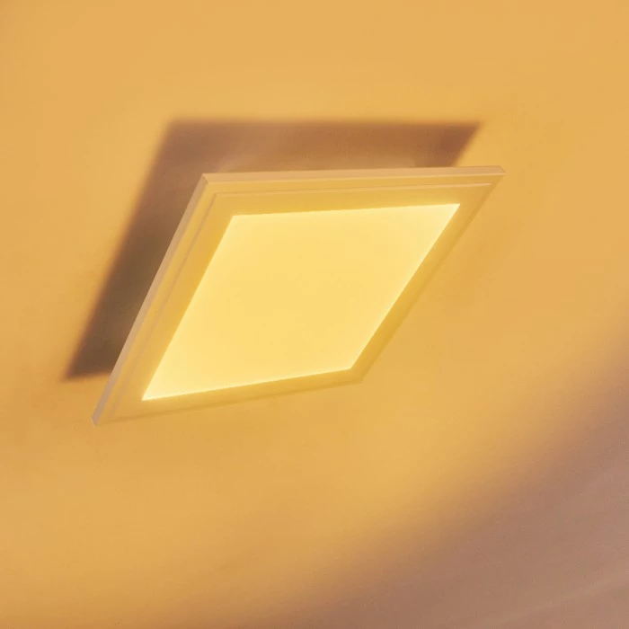 Hofstein Voisines Deckenpanel LED Weiß, 1-flammig, Fernbedienung, Farbwechsler 18 Hofstein Voisines Deckenpanel LED Weiß, 1-flammig, Fernbedienung, Farbwechsler – Bild 18