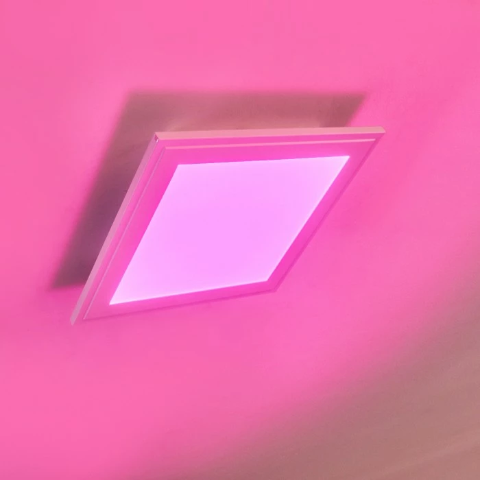 Hofstein Voisines Deckenpanel LED Weiß, 1-flammig, Fernbedienung, Farbwechsler 21 Hofstein Voisines Deckenpanel LED Weiß, 1-flammig, Fernbedienung, Farbwechsler – Bild 21