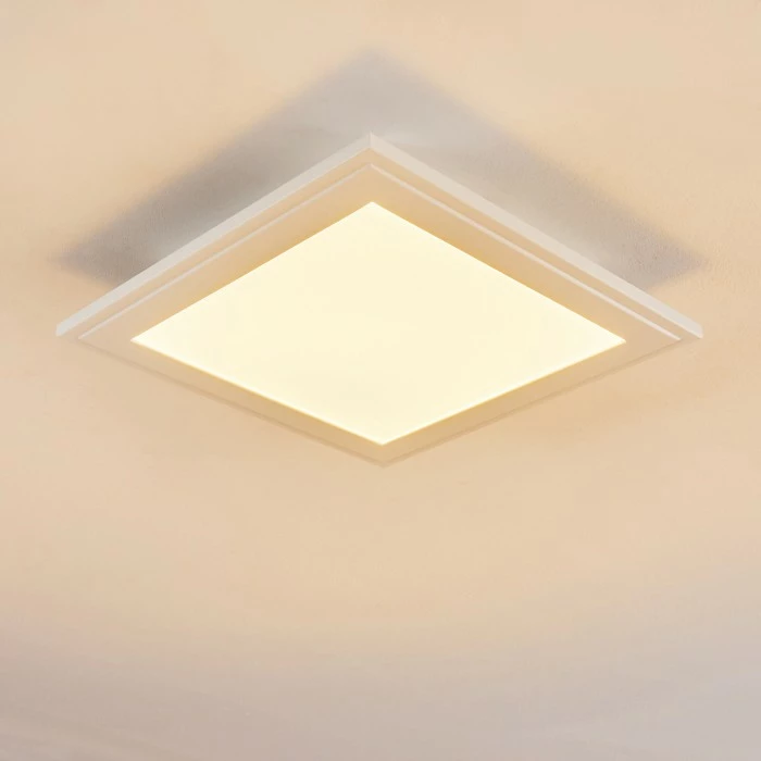 Hofstein Voisines Deckenpanel LED Weiß, 1-flammig, Fernbedienung, Farbwechsler 5 Hofstein Voisines Deckenpanel LED Weiß, 1-flammig, Fernbedienung, Farbwechsler – Bild 5