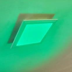 Hofstein Voisines Deckenpanel LED Weiß, 1-flammig, Fernbedienung, Farbwechsler 30 Hofstein Voisines Deckenpanel LED Weiß, 1-flammig, Fernbedienung, Farbwechsler -LED Leuchten Verkäufe voisines deckenpanel h3306154 do1 5