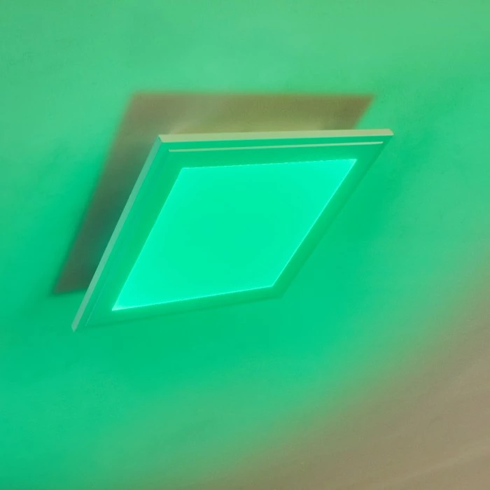 Hofstein Voisines Deckenpanel LED Weiß, 1-flammig, Fernbedienung, Farbwechsler 6 Hofstein Voisines Deckenpanel LED Weiß, 1-flammig, Fernbedienung, Farbwechsler – Bild 6