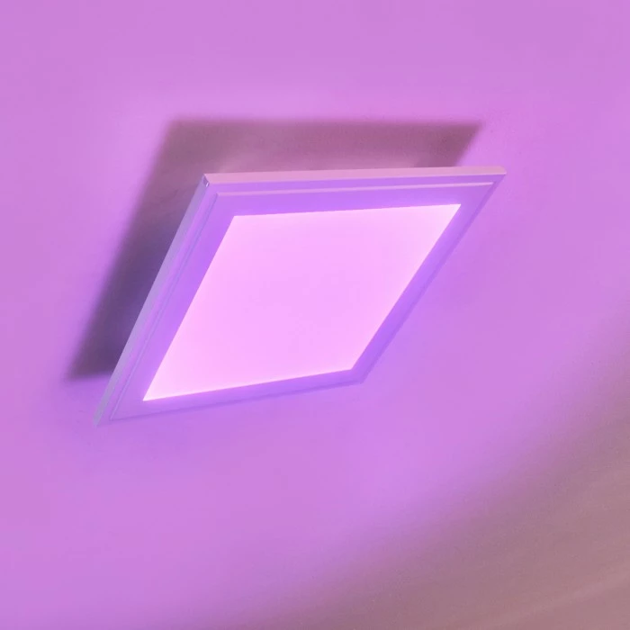 Hofstein Voisines Deckenpanel LED Weiß, 1-flammig, Fernbedienung, Farbwechsler 9 Hofstein Voisines Deckenpanel LED Weiß, 1-flammig, Fernbedienung, Farbwechsler – Bild 9