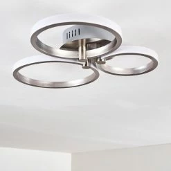 Hofstein Volonne Deckenleuchte LED Silber, 3-flammig 22 Hofstein Volonne Deckenleuchte LED Silber, 3-flammig -LED Leuchten Verkäufe volonne deckenleuchte h3110348 do1 4