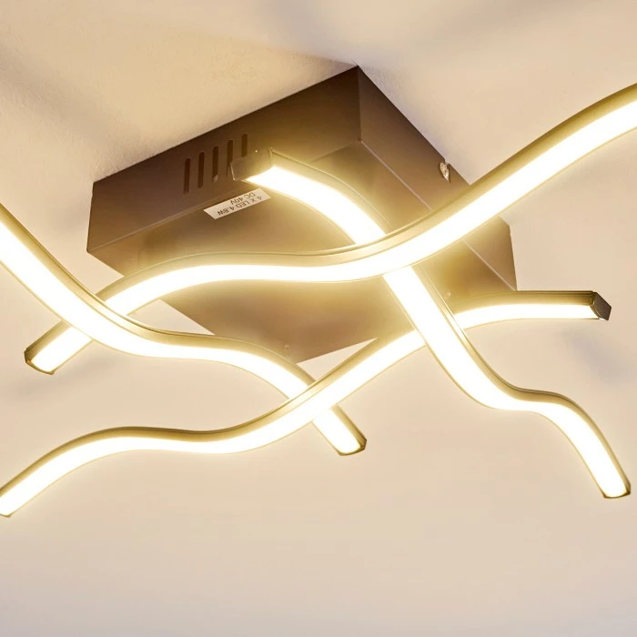 Hofstein Voltti Deckenleuchte LED Schwarz, 4-flammig 12 Hofstein Voltti Deckenleuchte LED Schwarz, 4-flammig – Bild 12