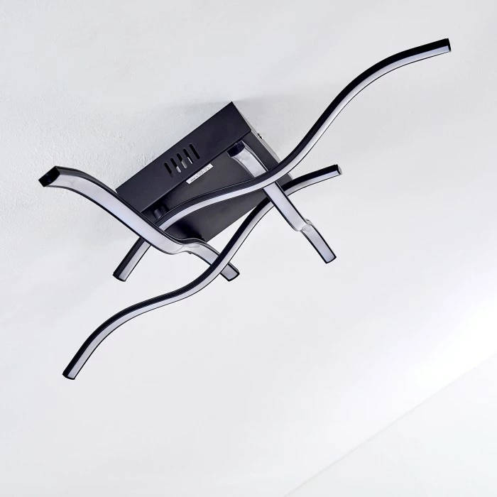 Hofstein Voltti Deckenleuchte LED Schwarz, 4-flammig 19 Hofstein Voltti Deckenleuchte LED Schwarz, 4-flammig – Bild 19